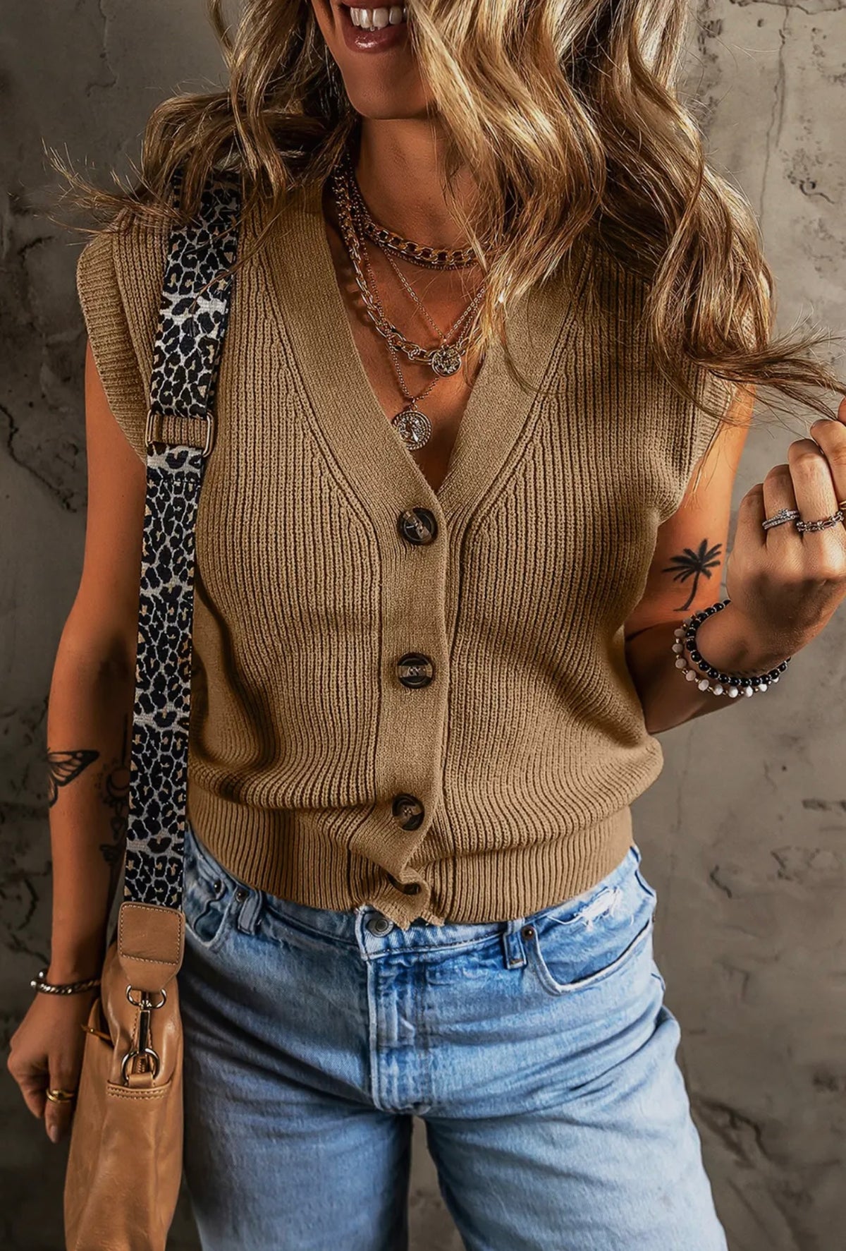 Jane Buttoned Vest