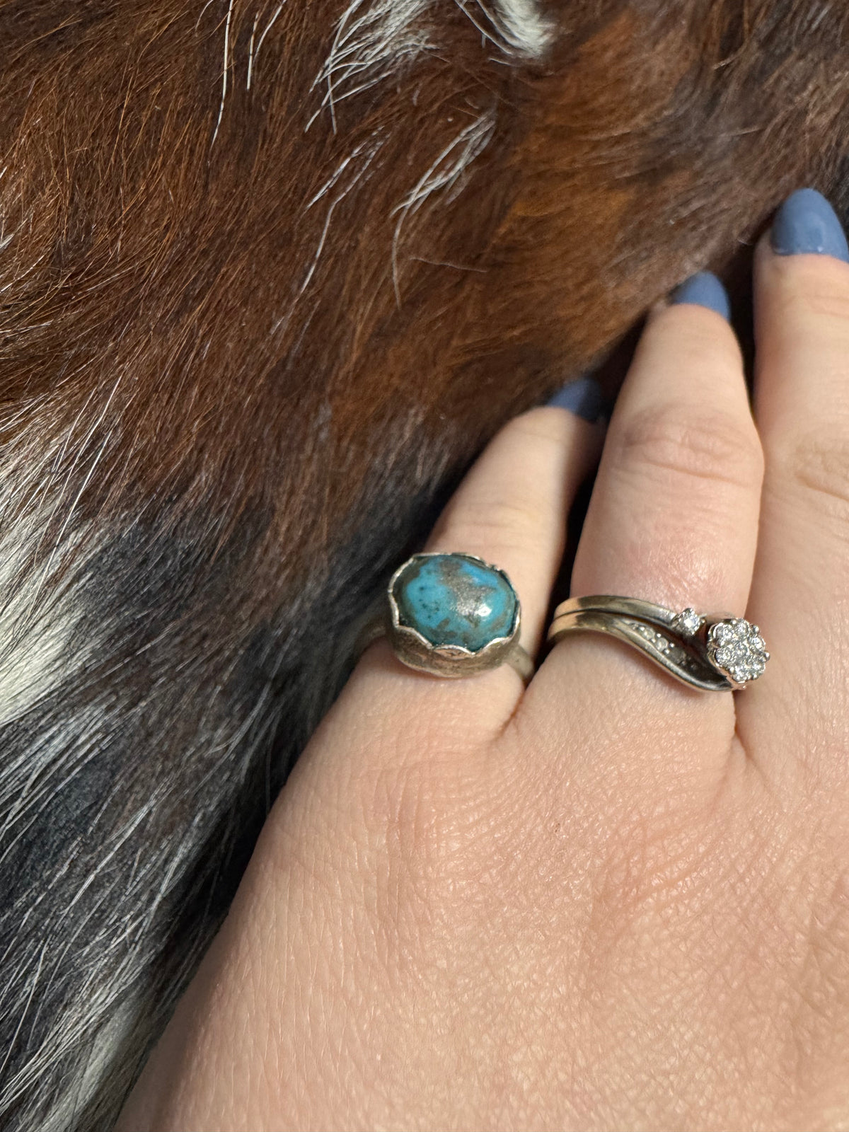 Oval nugget ring size 5