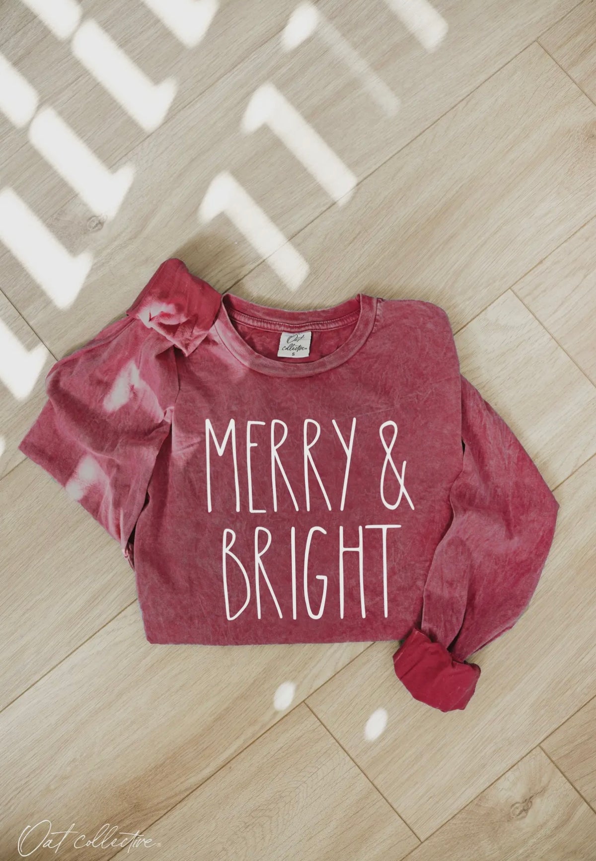 Merry & Bright Mineral Washed Pullover