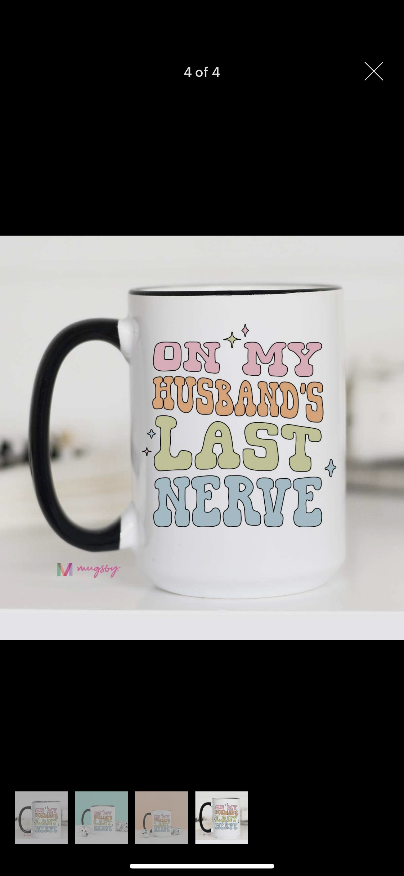 On My Husband’s Last Nerve Mug