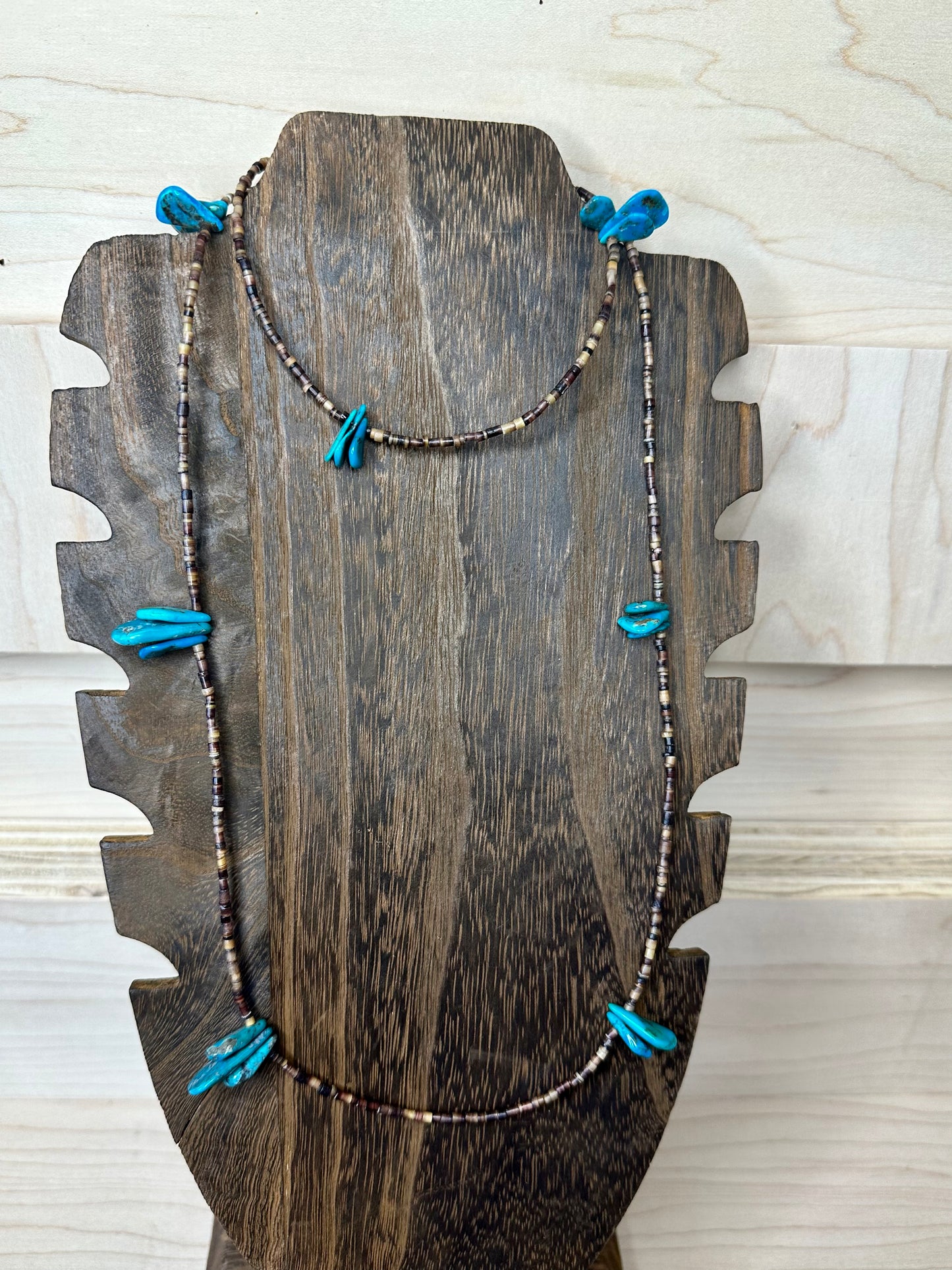 36” Shell + Turquoise
